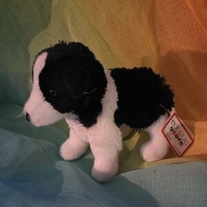 NWT Douglas 4008 Meadow Border Collie Plush
